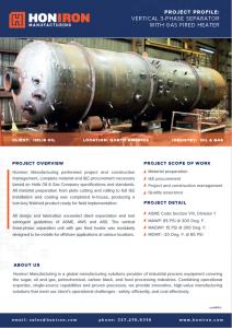 Vertical 3-Phase Separator